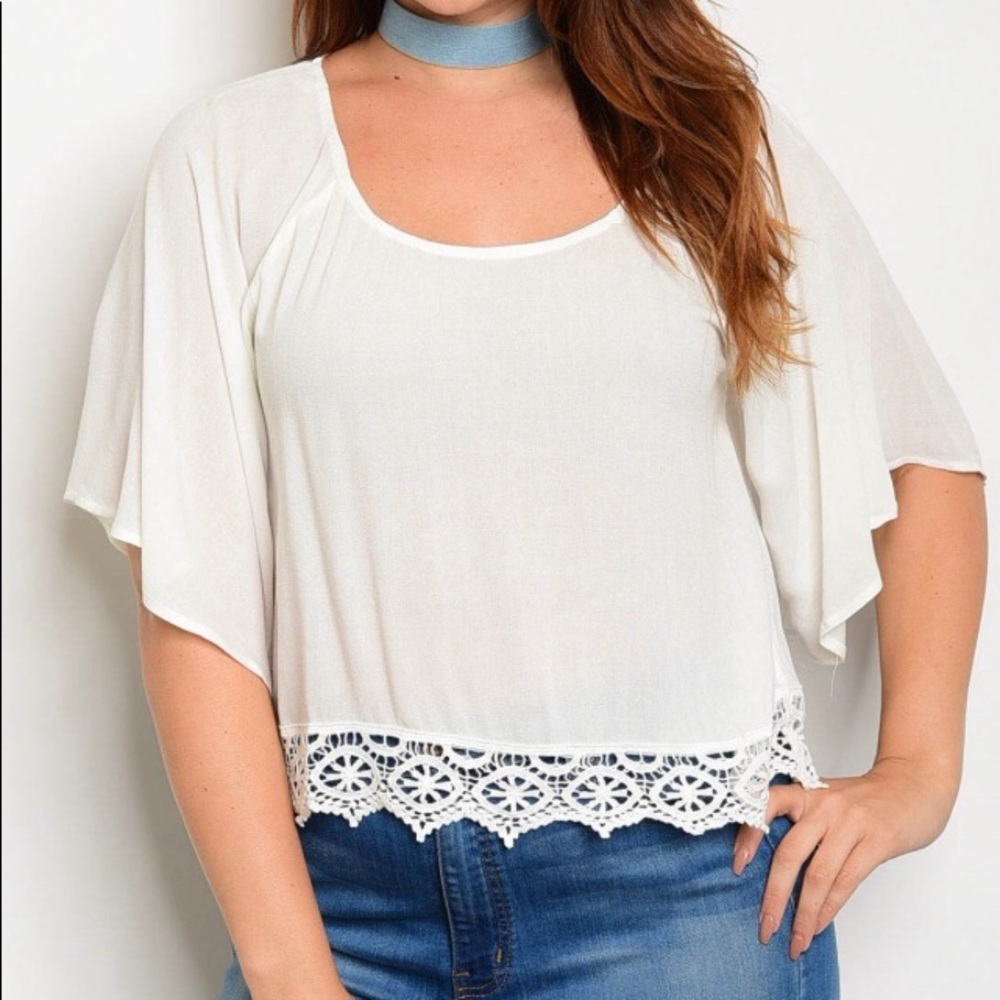 Ivory Plus Size Top